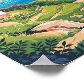 Poster Martha’s Vineyard Massachusetts Lighthouse Travel (Coin)