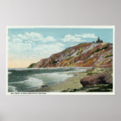 Poster Martha's Vineyard, Gay Head Cliffs View (Devant)