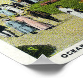 Poster Martha's Vineyard, Vue sur Ocean Avenue (Coin)