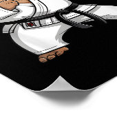 Poster Martial Arts Capybara Funny Karate Taekwondo Jiu J (Coin)