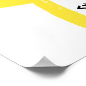 Poster Martial Arts Ceinture Jaune (Coin)