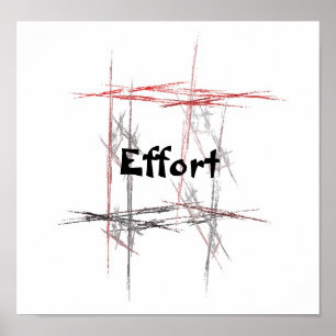 Poster Martial Arts Effort