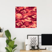 POSTER MARTIAN DESERT CAMO / CAMOUFLAGE DAZZLE MOTIF (Bureau à domicile)