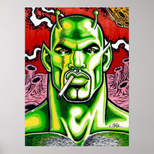 Poster Martian Machismo