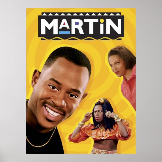 Poster Martin 90s TV Show and Series (Devant)