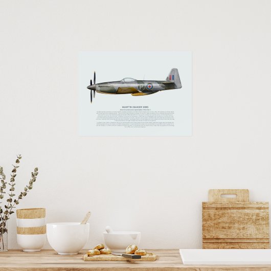 Poster Martin - Baker MB5 (Cuisine)