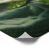 Poster Martin Johnson Heade - Magnolias sur le bleu clair (Coin)