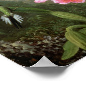 Poster Martin Johnson Heade Orchid Et Hummingbirds (Coin)