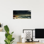 Poster Martin Johnson Heade s'approche de Storm Beach (Bureau à domicile)