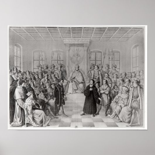 Poster Martin Luther devant Charles V (Devant)
