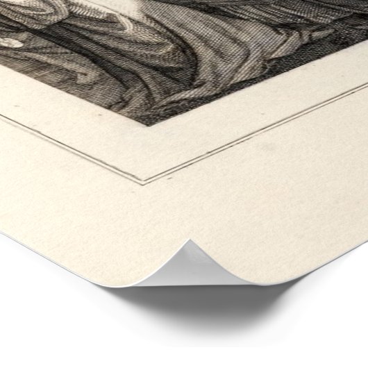 Poster Martin Luther devant la Diète des vers. (Coin)