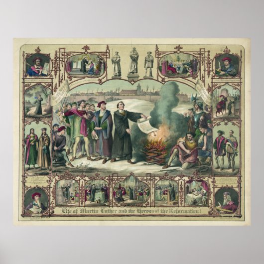 Poster Martin Luther et les héros de la réforme [1874] (Devant)