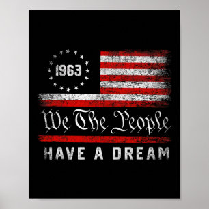 Poster Martin Luther King Day J'Ai Une Journée De Lun De 
