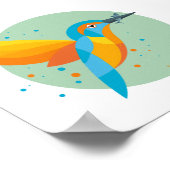 Poster Martin-pêcheur (Coin)