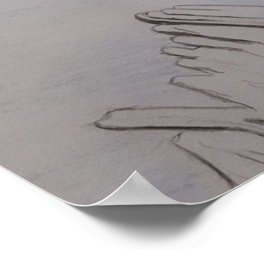 Poster Martin-pêcheur à ceinture (Coin)