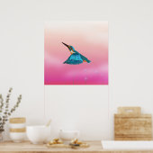 Poster martin-pêcheur oiseau (Cuisine)