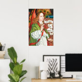 Poster Martin Schongauer Annonciation angel Orlier autel (Bureau à domicile)