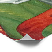 Poster Martin Schongauer Annonciation angel Orlier autel (Coin)