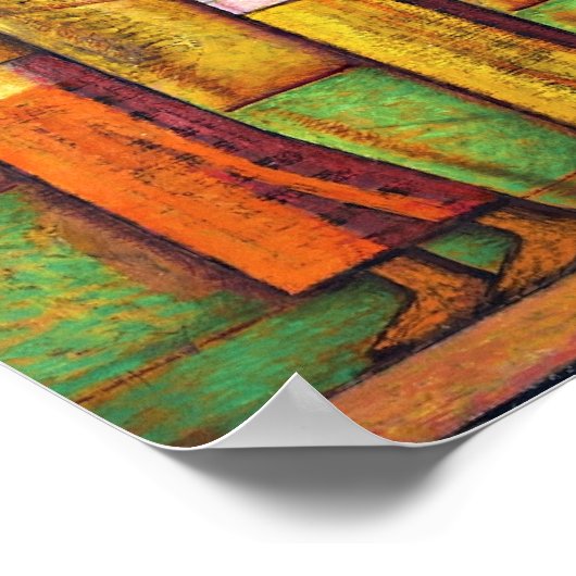 Poster Martinez - Sur le chemin du marché (Coin)