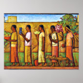 Poster Martinez - Sur le chemin du marché (Devant)