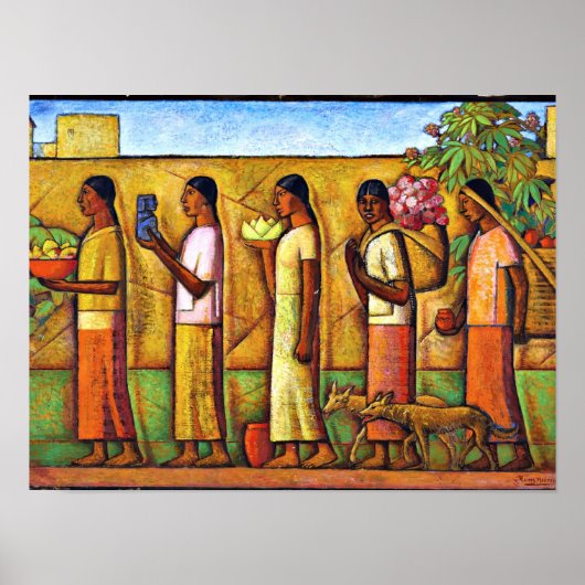 Poster Martinez - Sur le chemin du marché (Devant)