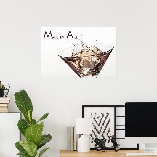 Poster Martini (Bureau à domicile)