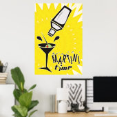 Poster Martini (Bureau à domicile)