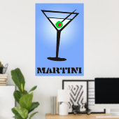 Poster Martini (Bureau à domicile)