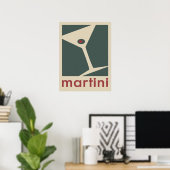 Poster Martini (Bureau à domicile)