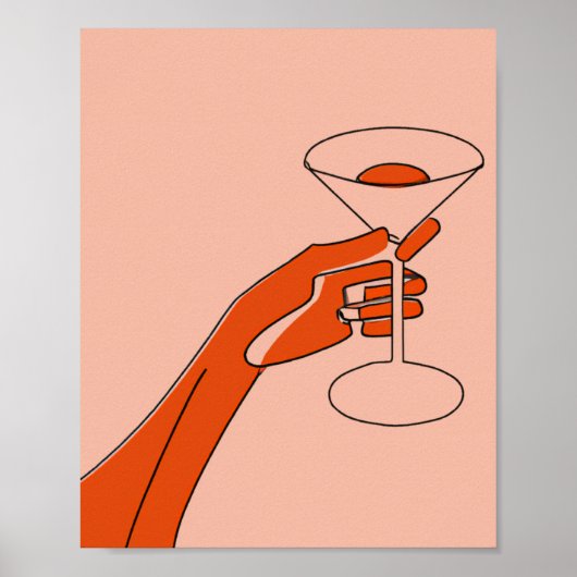 Poster martini applaudit (Devant)