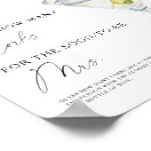 Poster Martini aquarelle Baby shower Combien de bouchons (Coin)
