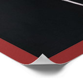 Poster Martini chaud rouge (Coin)