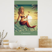 Poster Martini Classy Mermaid Thunder_Cove (Cuisine)