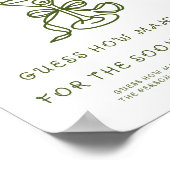 Poster Martini Douche nuptiale Combien de bouchons (Coin)