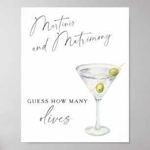 Poster Martini Enterrement de Vie de Jeune Fille - Combie