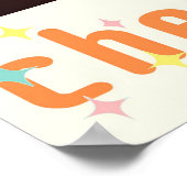 Poster Martini Fleur de Cerisier Atomique (Coin)