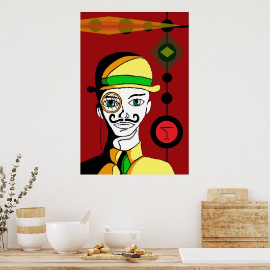 Poster Martini Gin (Cuisine)