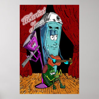Poster Martini Jazz