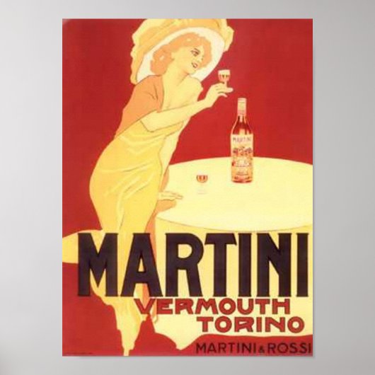 Poster Martini Vermouth Torino (Devant)