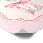 Poster Martini Weenie Coquette Dachshund Aquarelle (Coin)