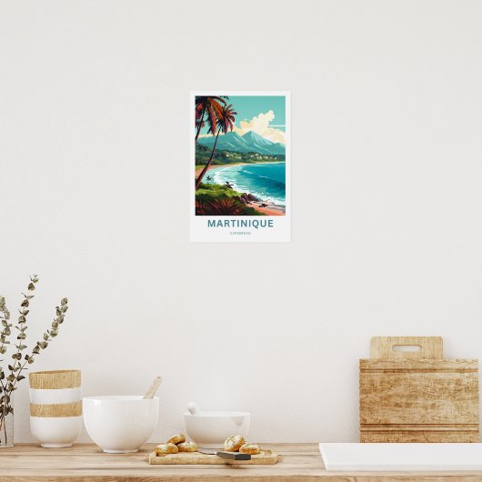 Poster Martinique - Caraïbes (Cuisine)