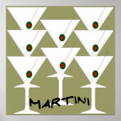Poster Martinis (Devant)