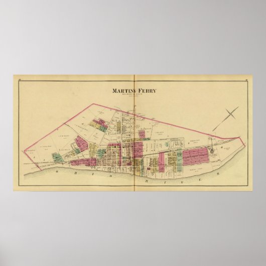 Poster Martin's Ferry (Devant)