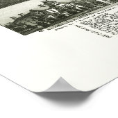 Poster Martin's Ferry, OH Carte panoramique - 1899 (Coin)