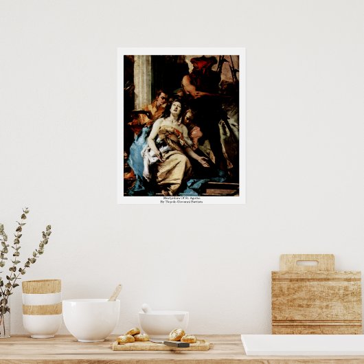 Poster Martyre De Saint Agatha (Cuisine)