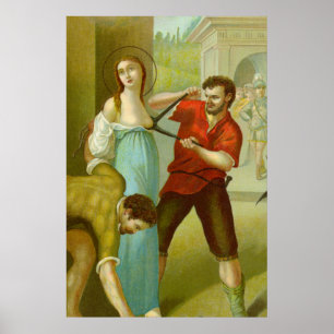 Poster Martyre de Ste Agathe (M 003)