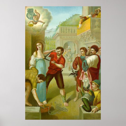 Poster Martyre de Ste Agathe (M 003) (Devant)