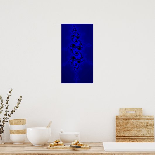 Poster Marvel bleu (Cuisine)