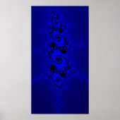 Poster Marvel bleu (Devant)