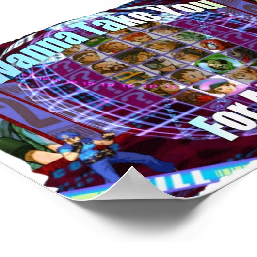 Poster Marvel vs Capcom 2 Vous voulez vous emmener en bal (Coin)